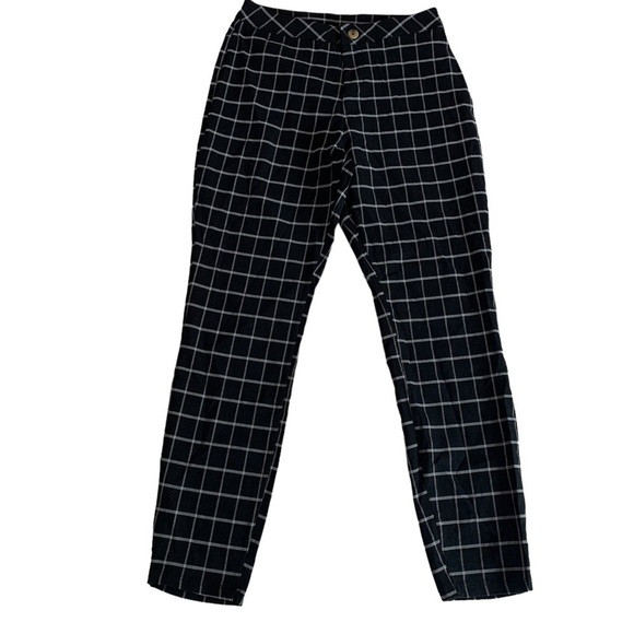 PS/LA Grid Pattern Black & White Pants Size Medium - Picture 2 of 16